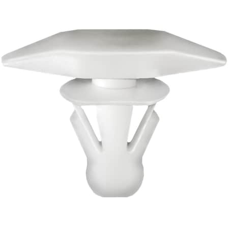 Auveco CHRYSLER WEATHERSTRIP RETAINER WHITE NYLON, 100PK 20181